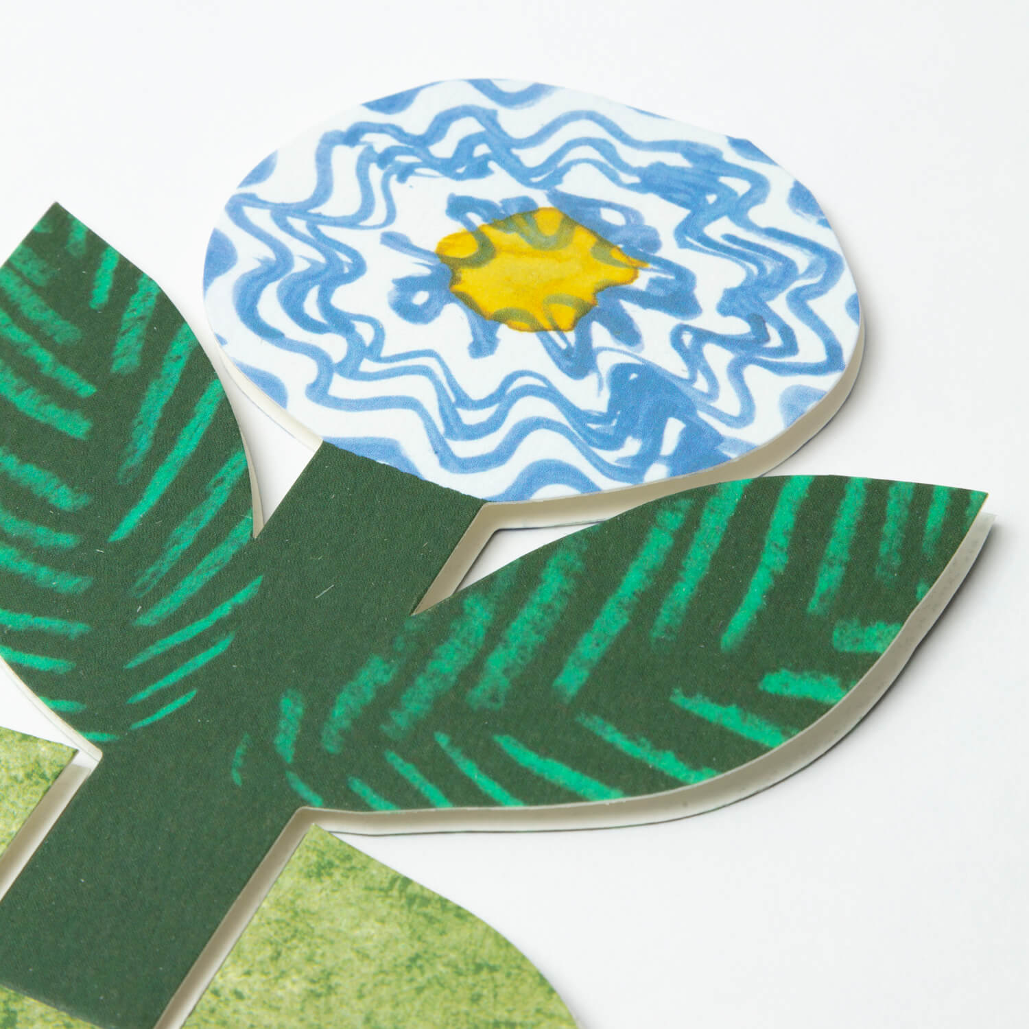 Cornflower Blue Flower Stand-Up Card