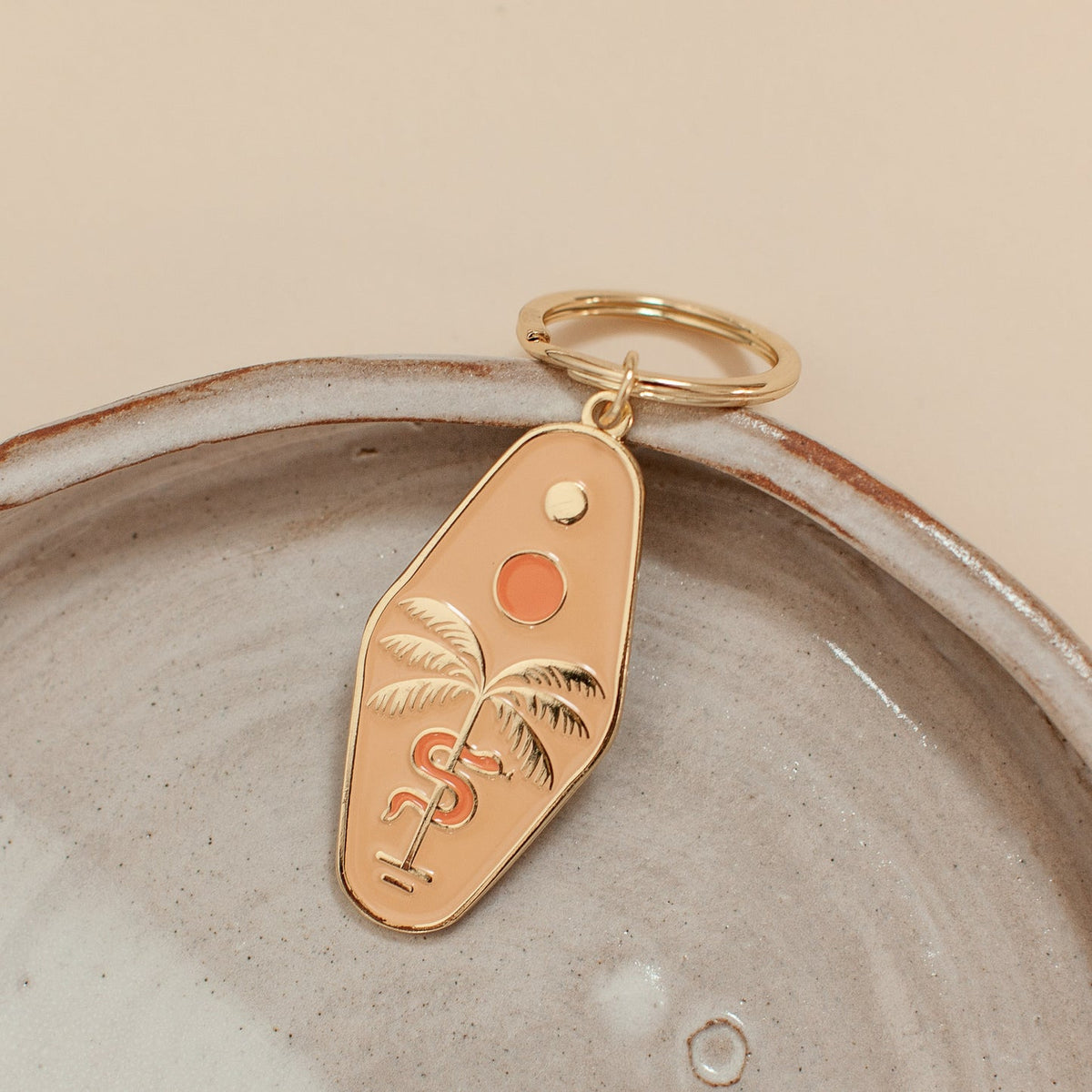 Serpent Enamel Keyring