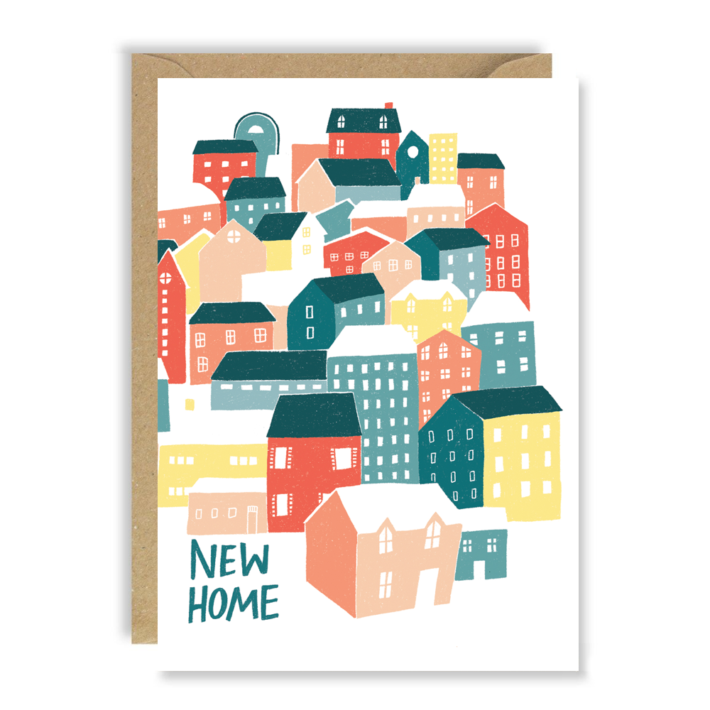 New Home Houses Card