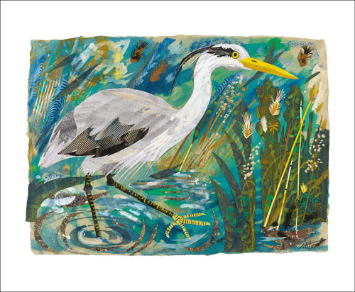 Heron Blank Card