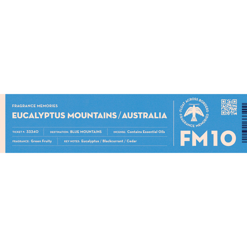 Fragrance Memories Incense Eucalyptus Mountains - Australia