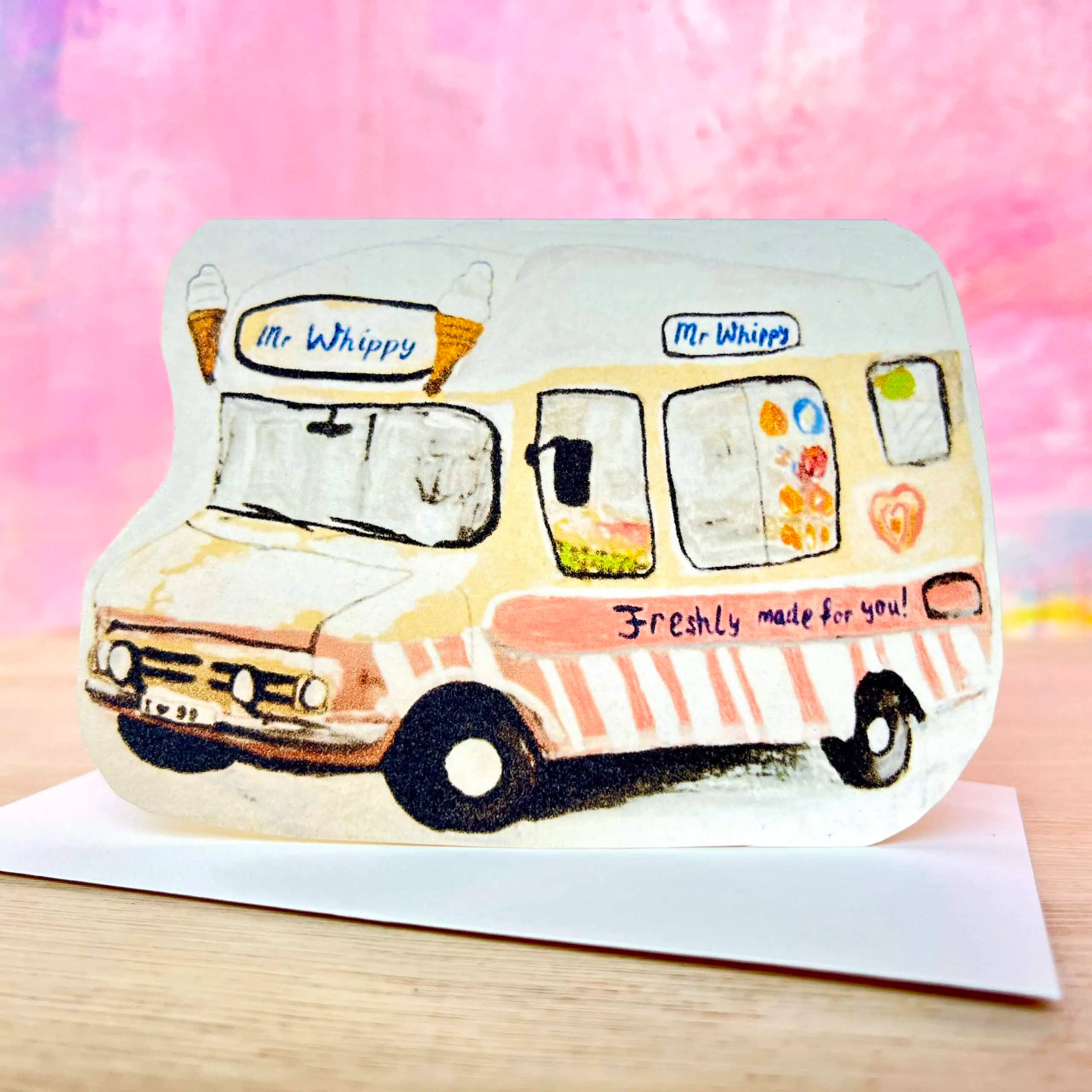 Ice Cream Van Card