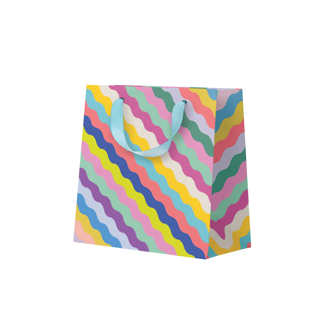 Rainbow Waves Small Gift Bag