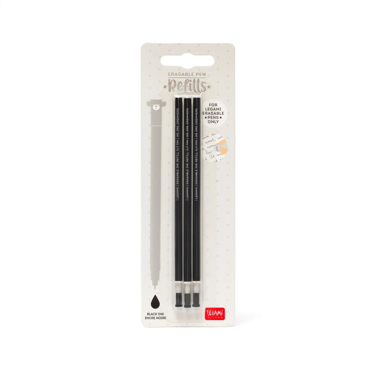 Erasable Gel Pen - Refill - Various Colours
