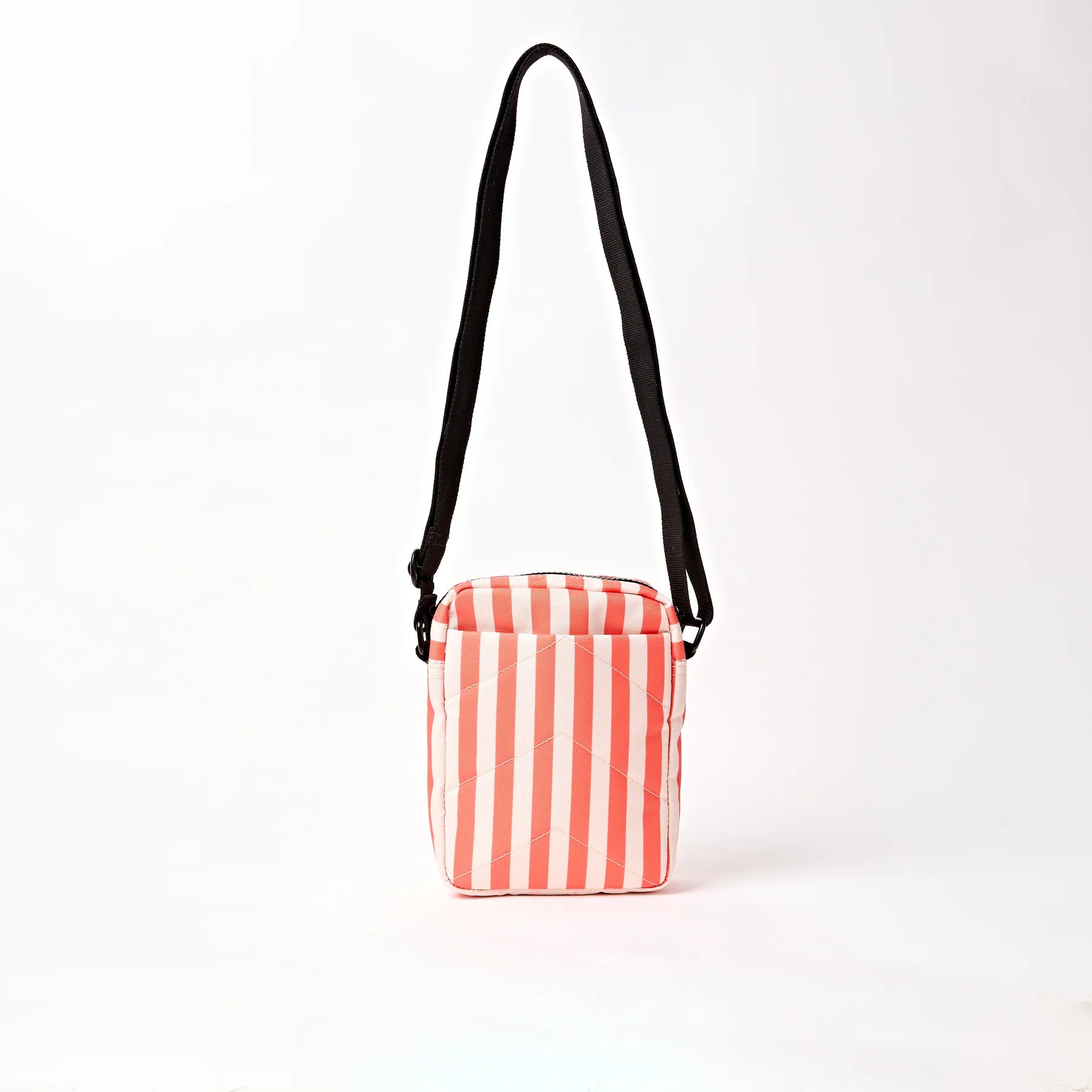 Coral Stripe Bond Recycled Canvas Bag