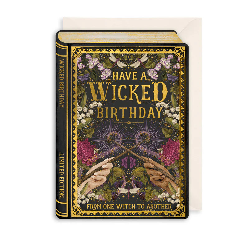 Wicked Book Birthday Card