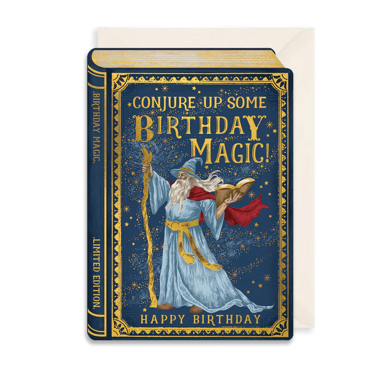 Magic Book Birthday Card