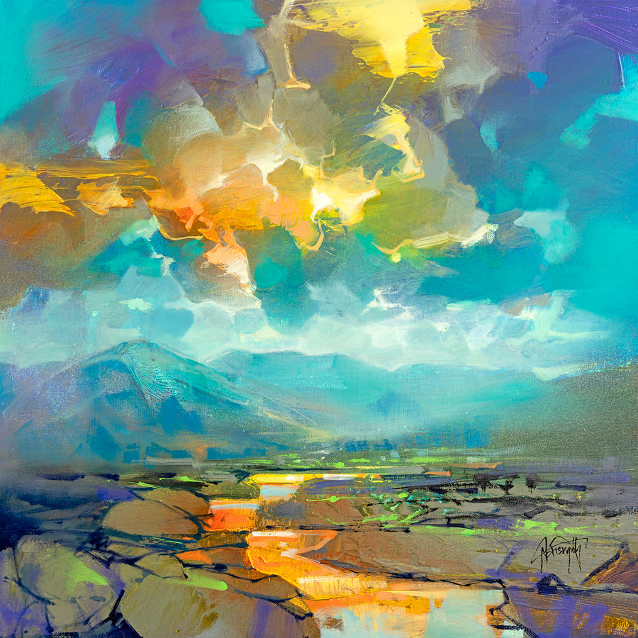 Elements Of Highlands Mounted Art Print