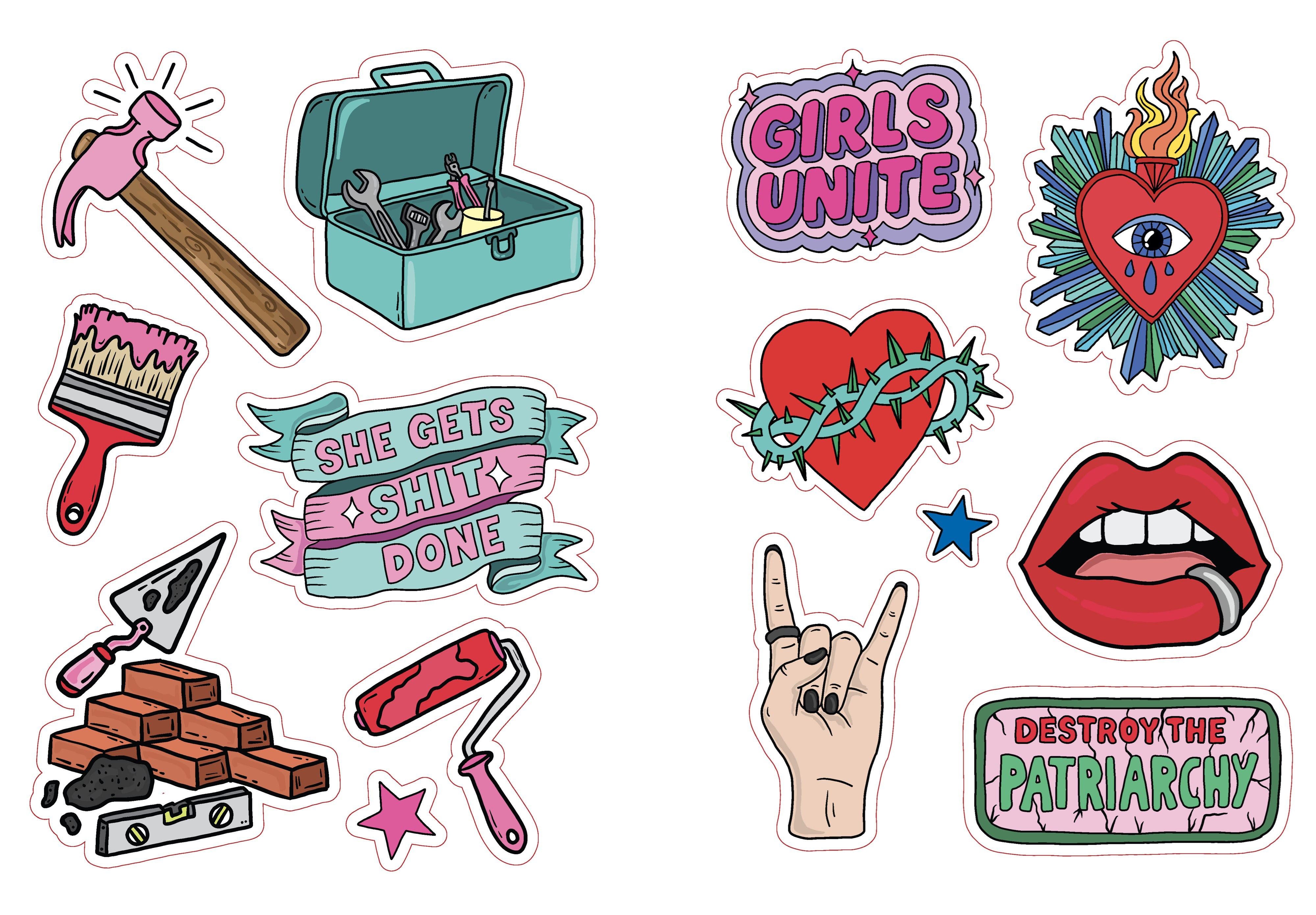 Stickers Against The Patriarchy