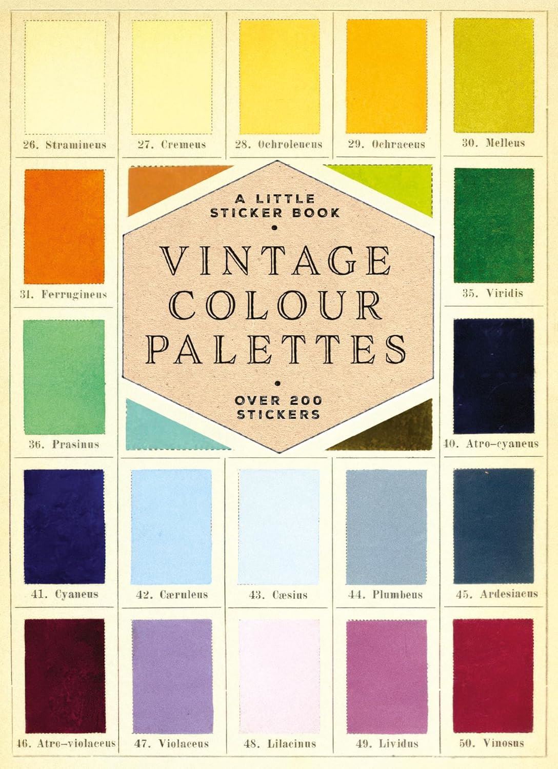 Vintage Colour Palette: Sticker Book