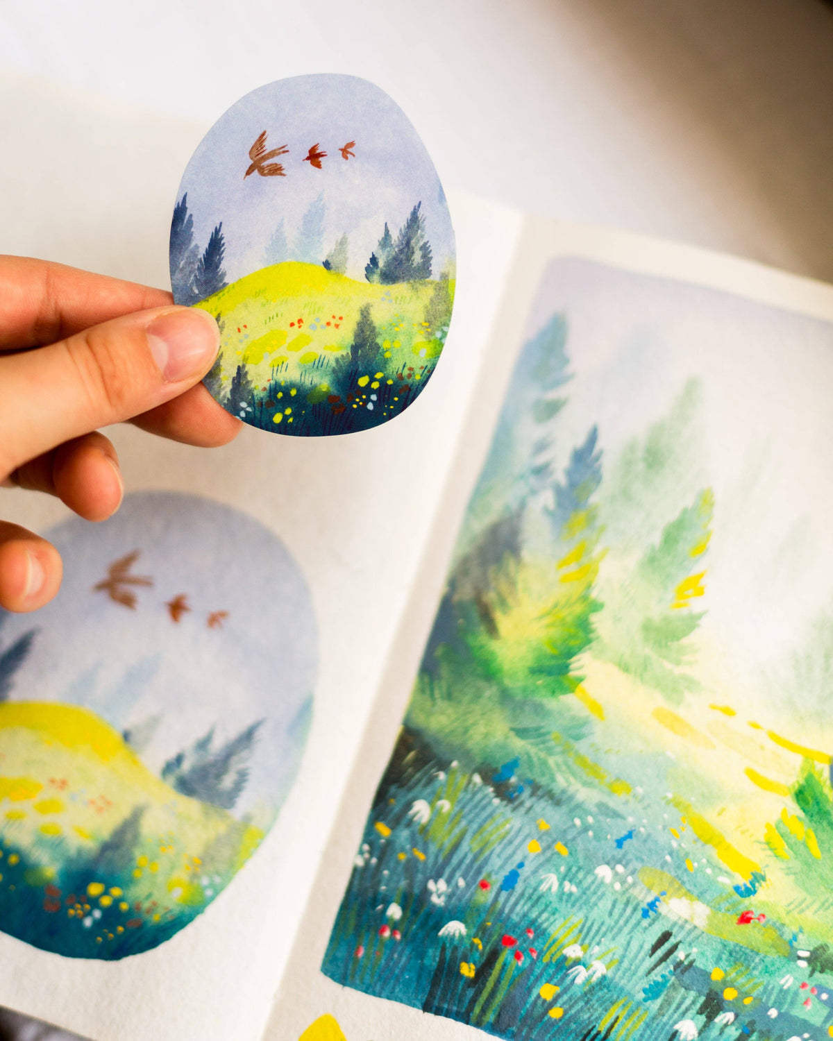 In The Clearing Vinyl Sticker