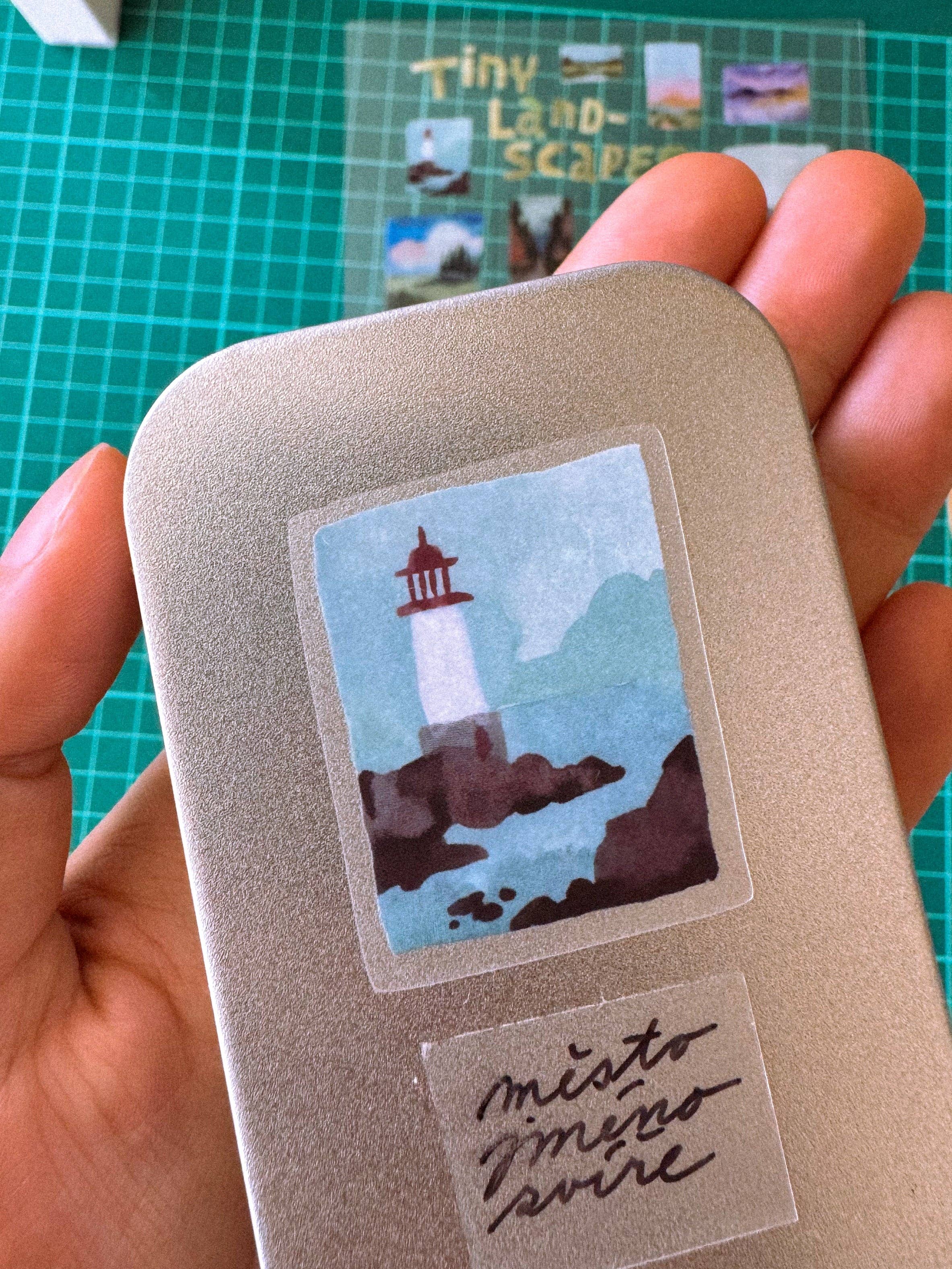 Tiny Landscapes Vinyl Sticker Sheet