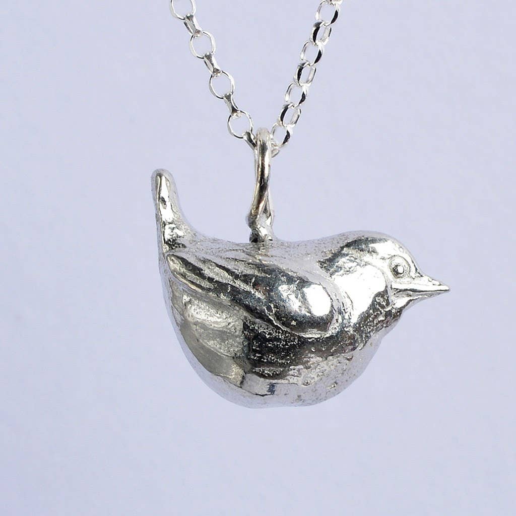 Wren Bird Necklace