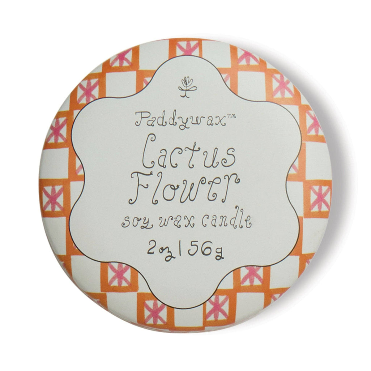 Tulip Tin Candle - Cactus Flower
