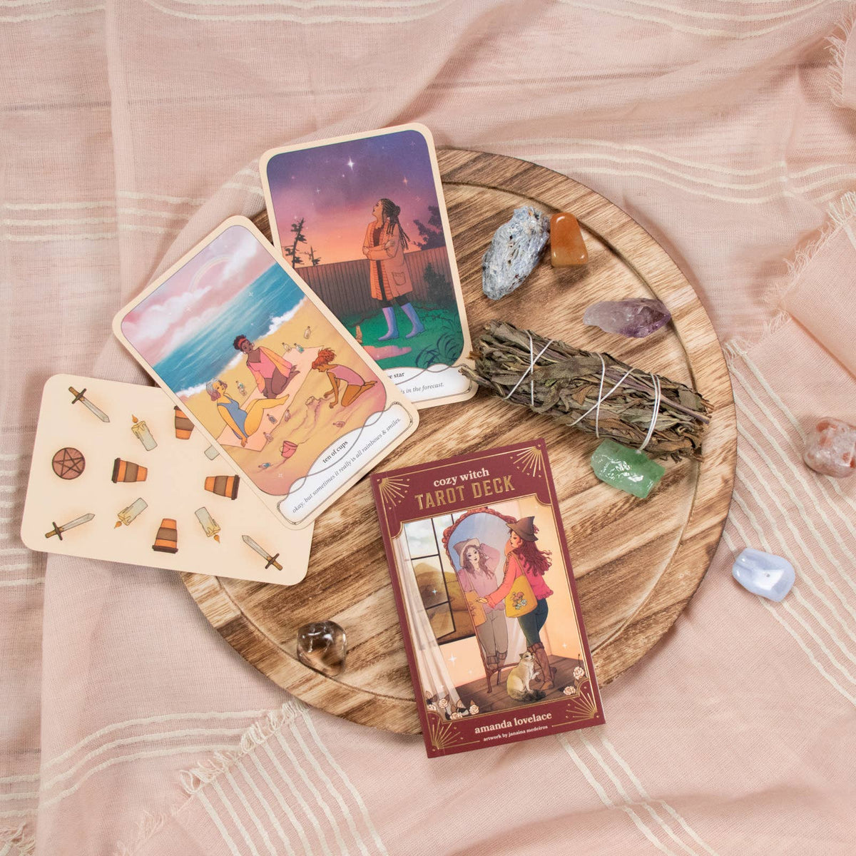 Cozy Witch Tarot Deck & Guidebook