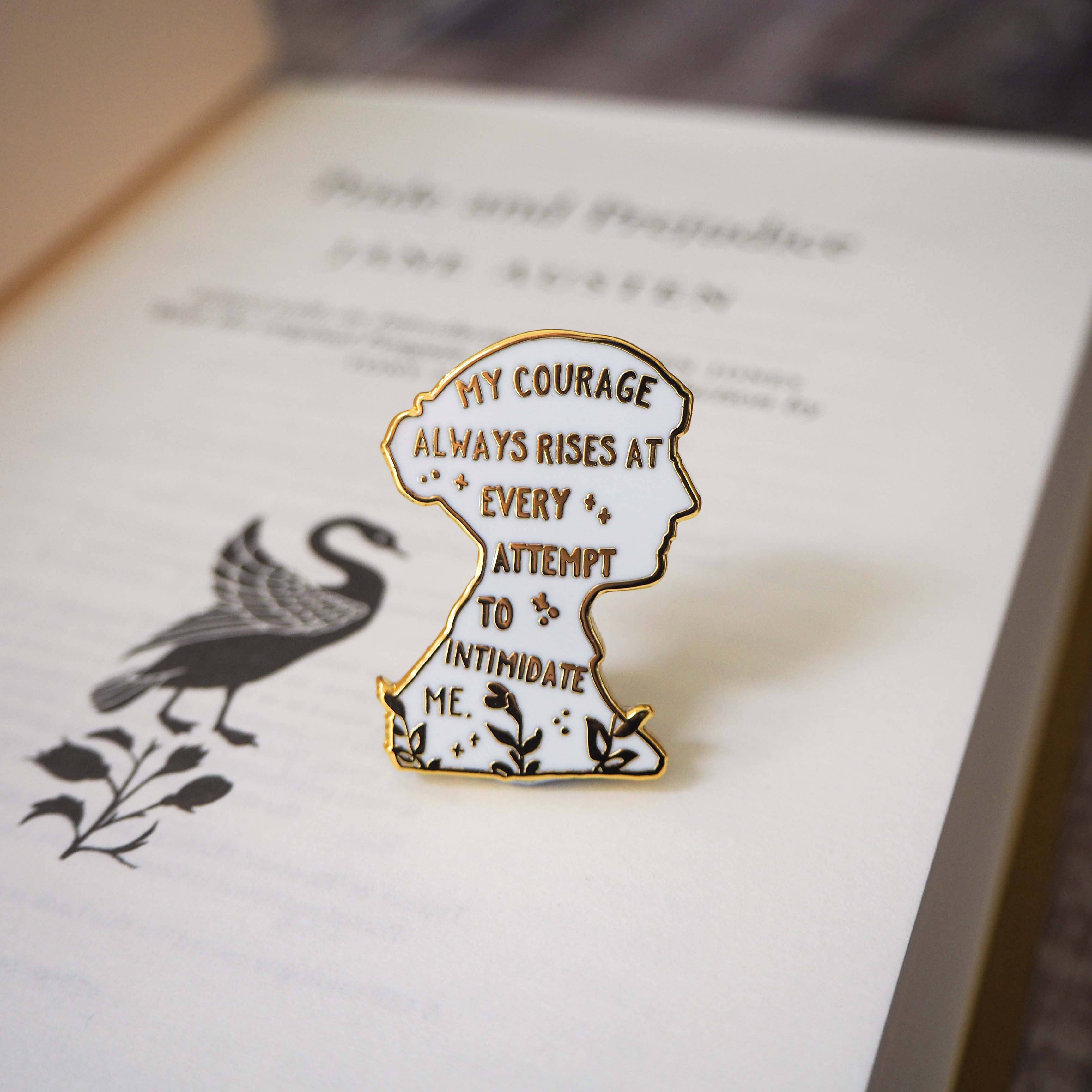Pride & Prejudice Jane Austen Enamel Pin Badge