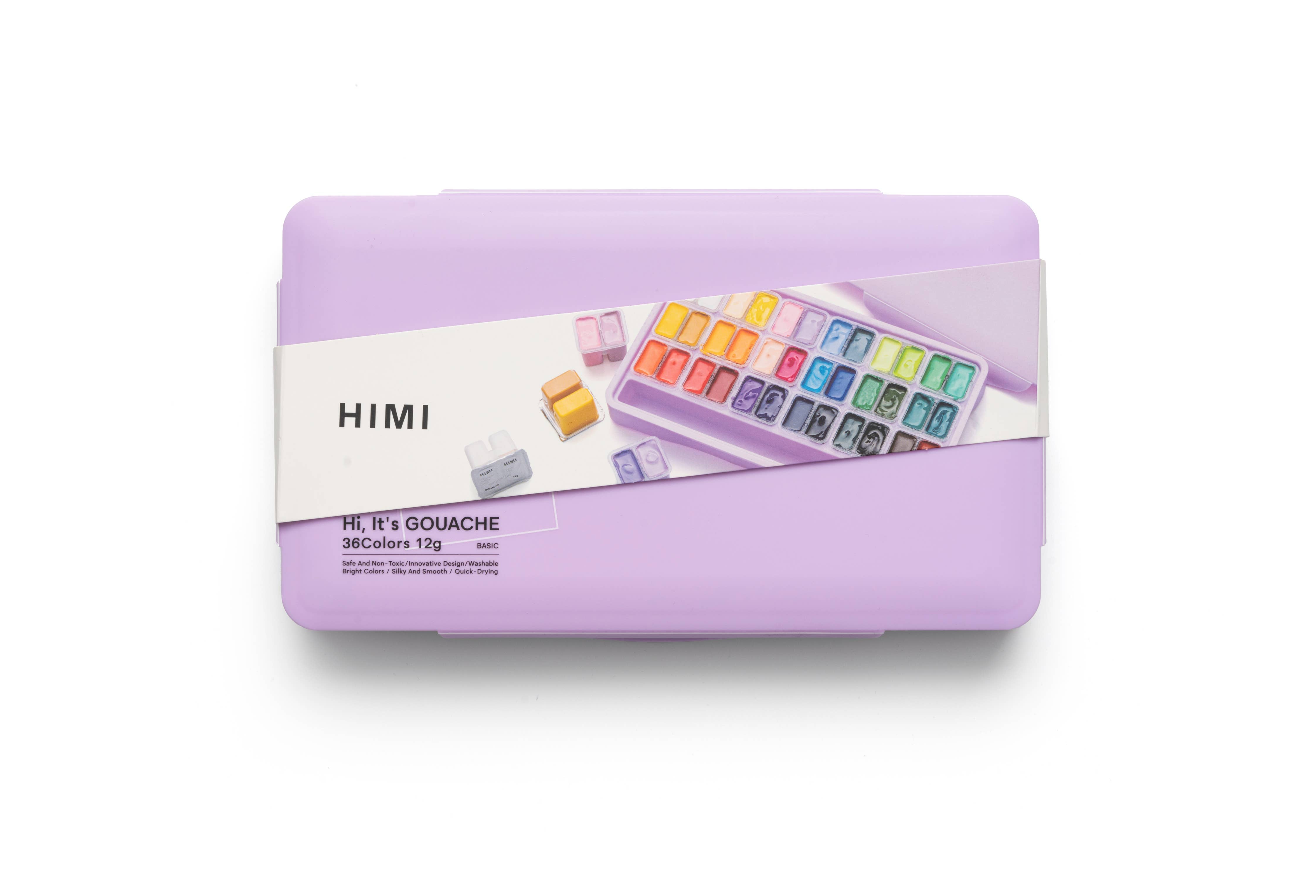 Twin Cup Gouache Paint Set (36 Colours)