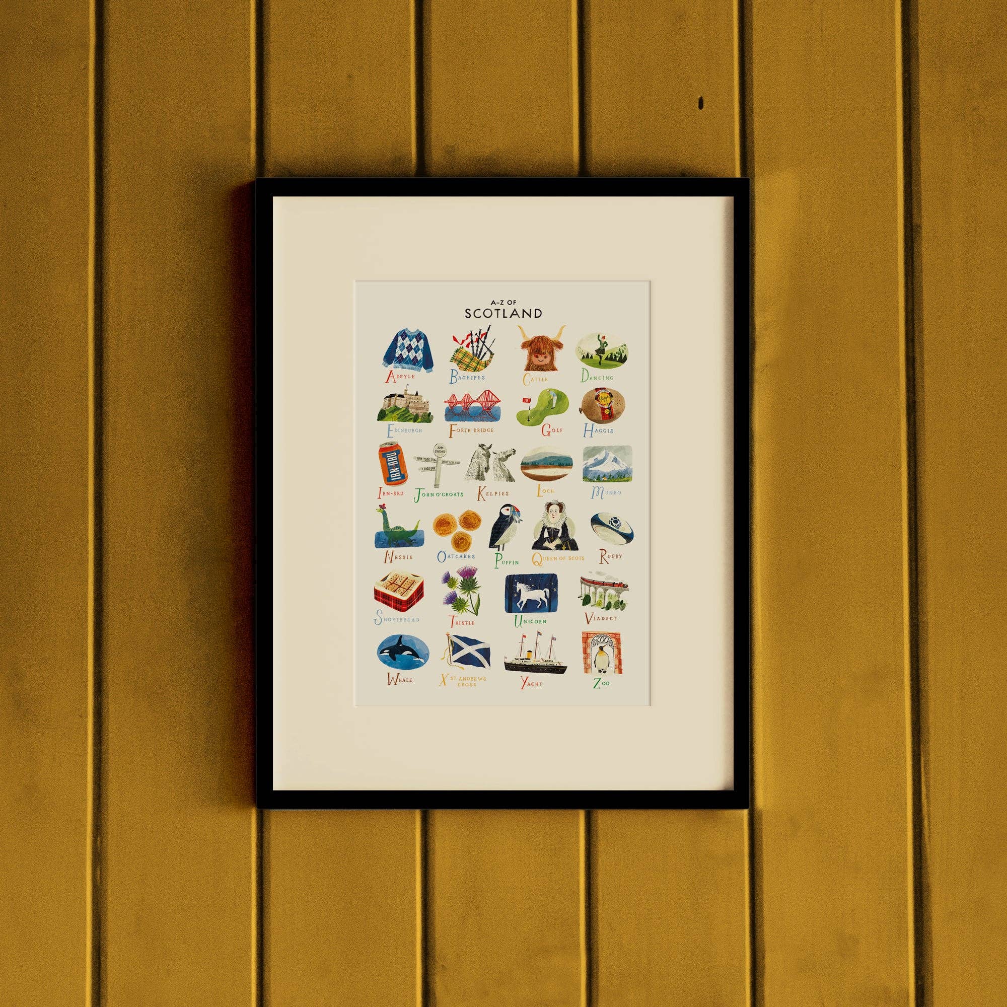 A-Z Scotland A3 Print