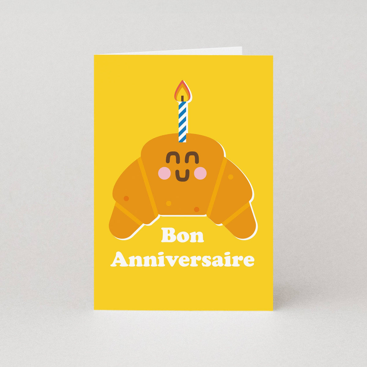 Croissant Birthday Card