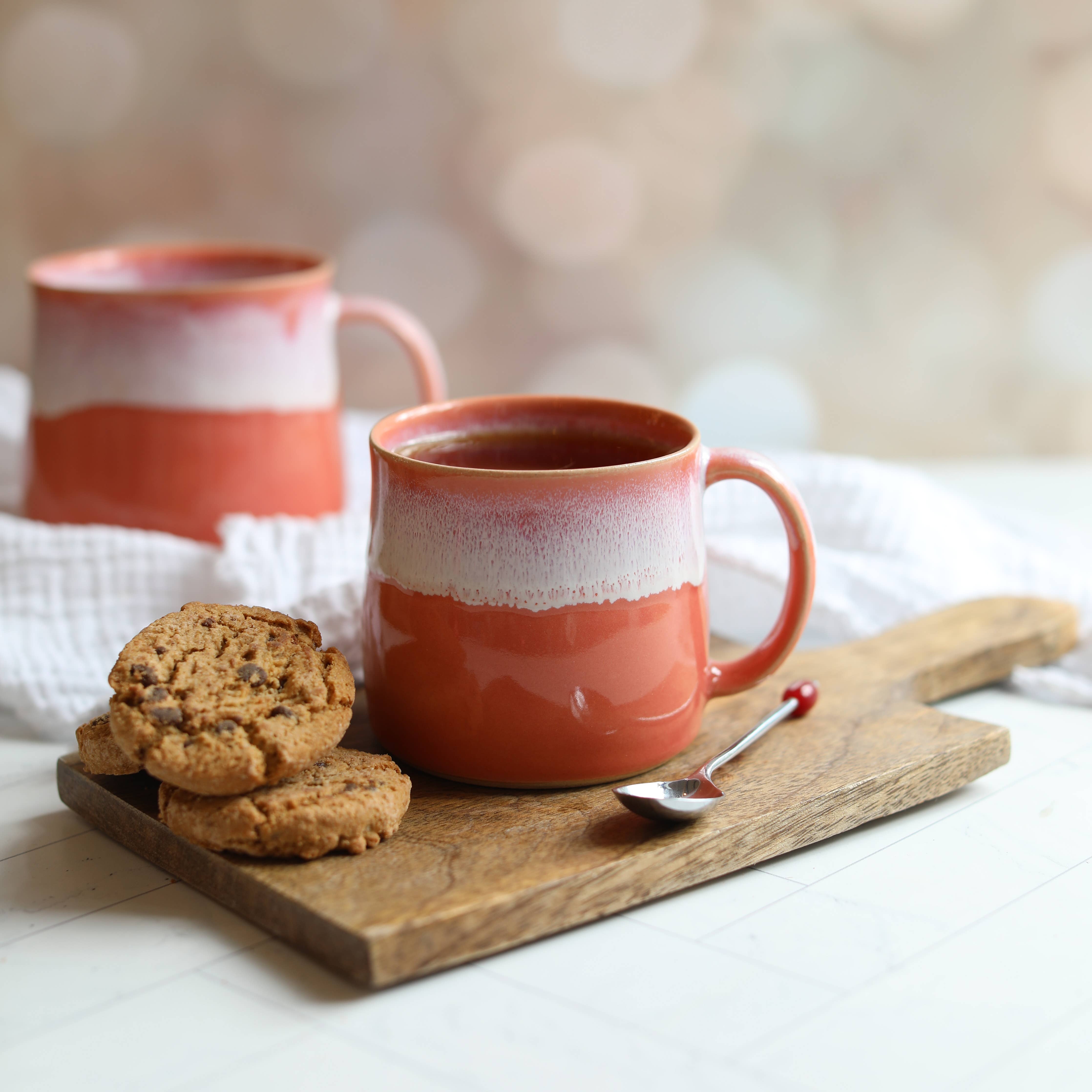 Coral Handmade Muglet Mug