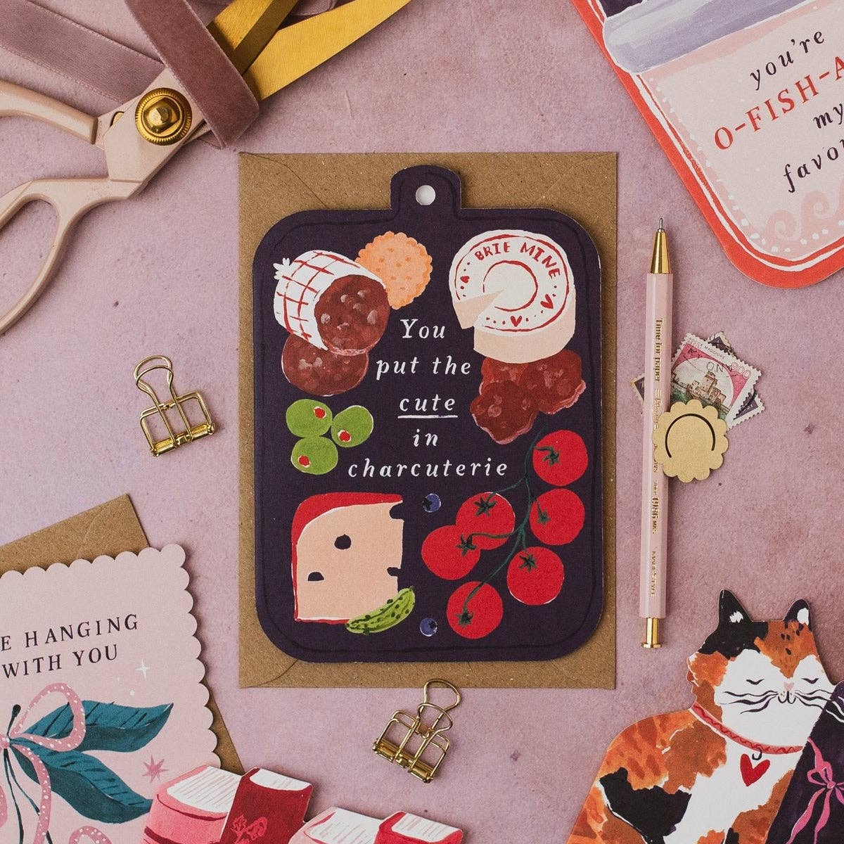 Cute in Charcuterie Board Card
