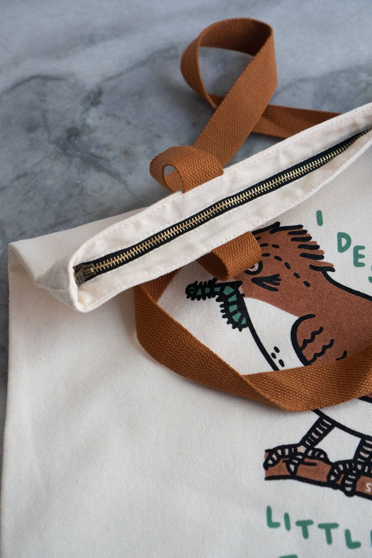 Little Treat Big Zip Tote Bag