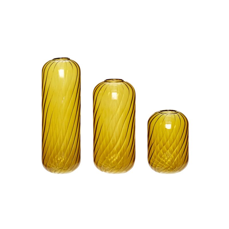 Yellow Fleur Vases