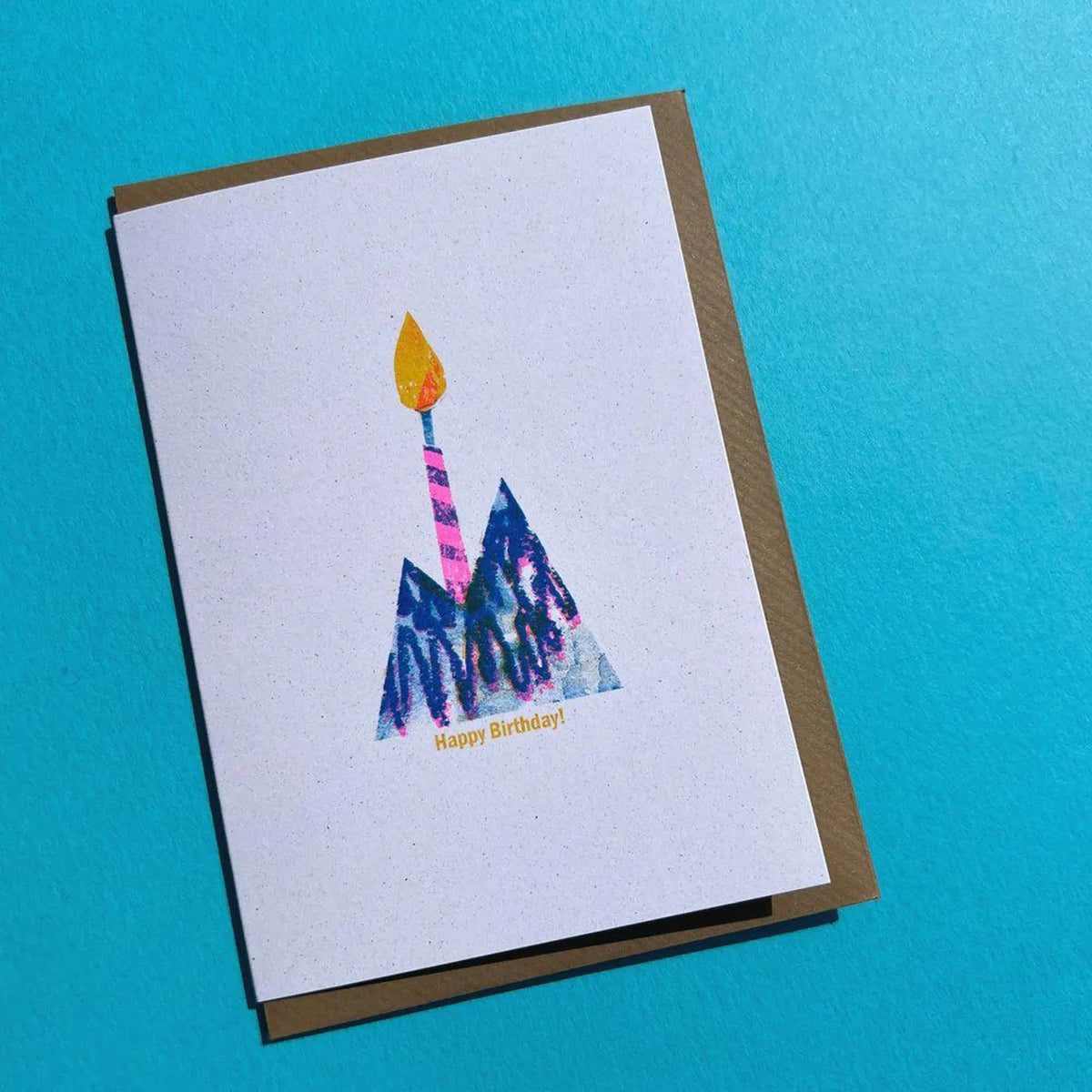 Candle Mountain Birthday Card