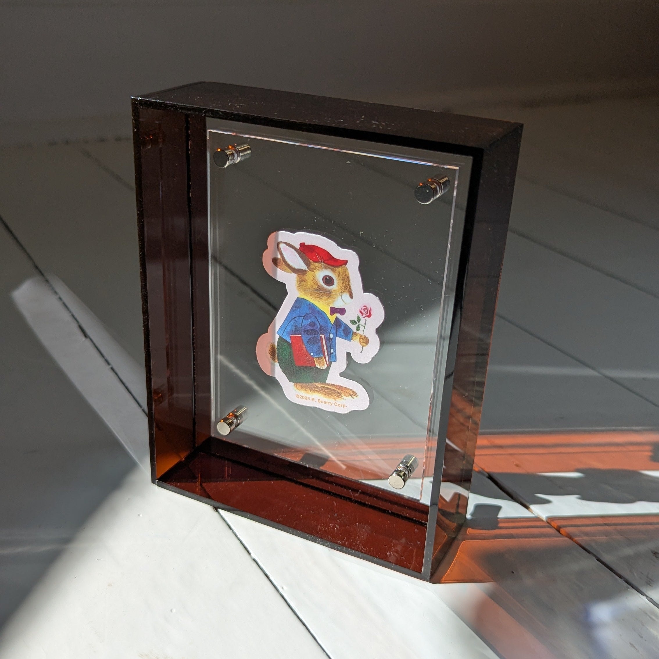 Extra Small Amber Acrylic Frame