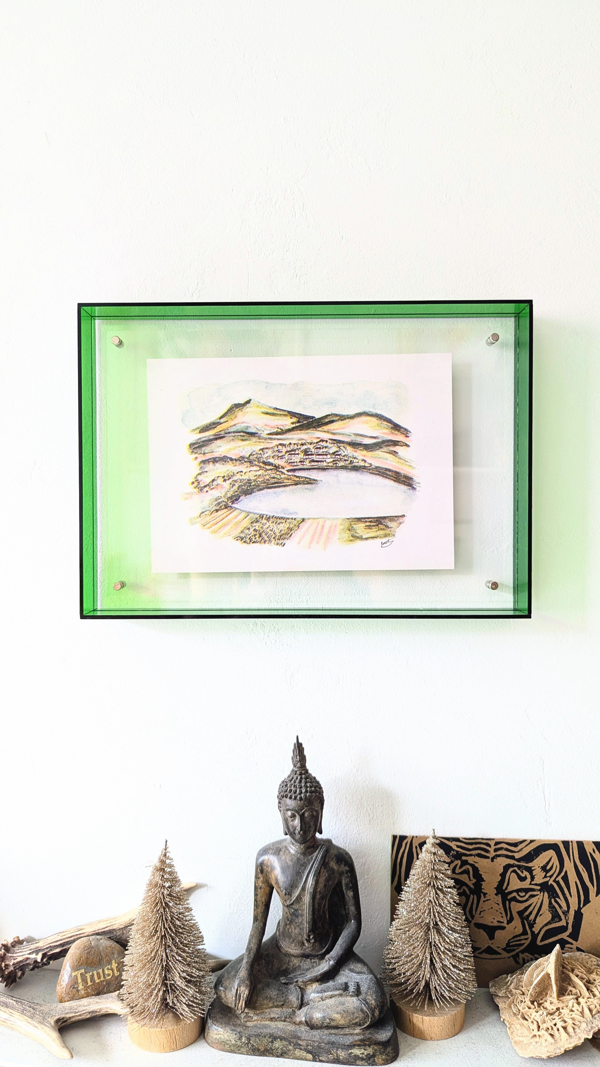 Medium Green Acrylic Frame