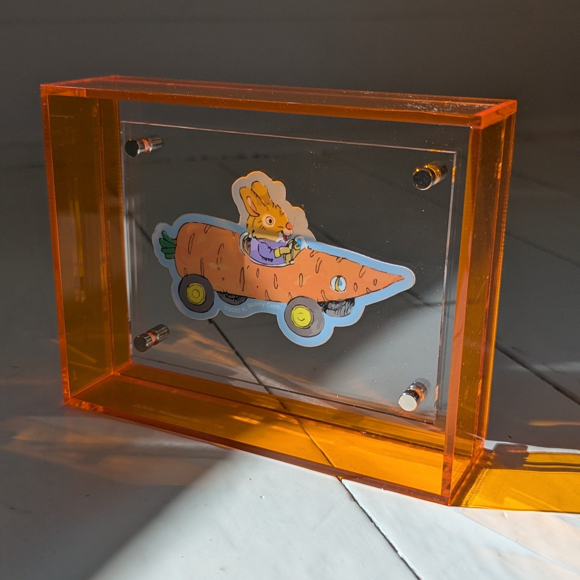 Extra Small Orange Acrylic Frame
