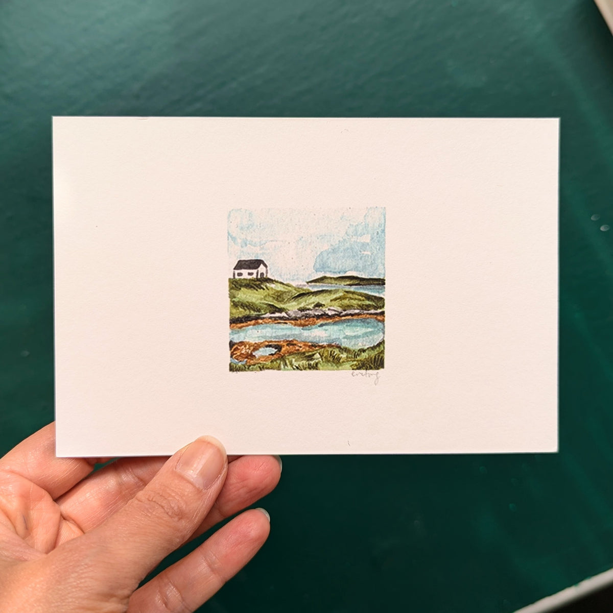 A6 Wee White House Print