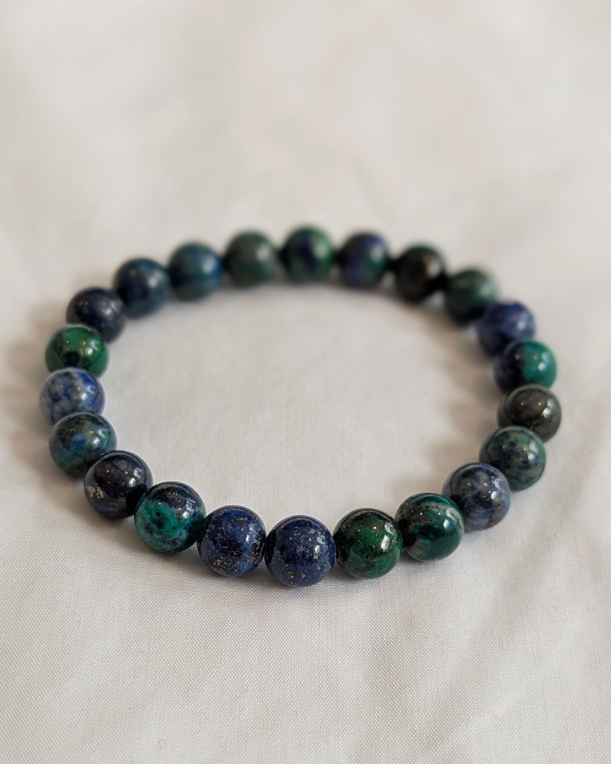 Azurite Bead Bracelet