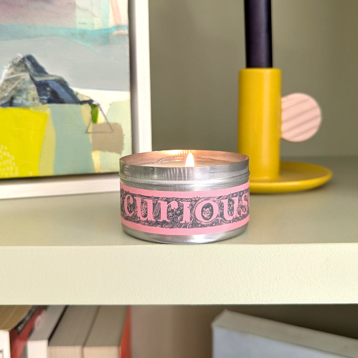 Scottish Rhubarb Curiouser Candle