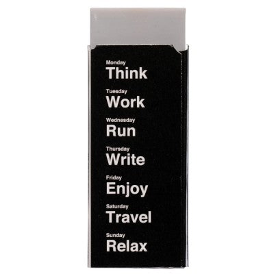 Time For Paper Eraser - Black