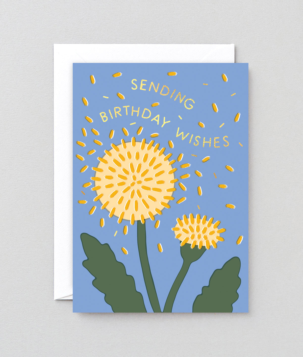 Birthday Wishes Dandelion Card