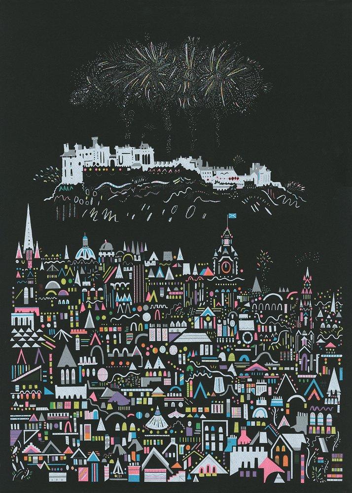 Fireworks Screen Print