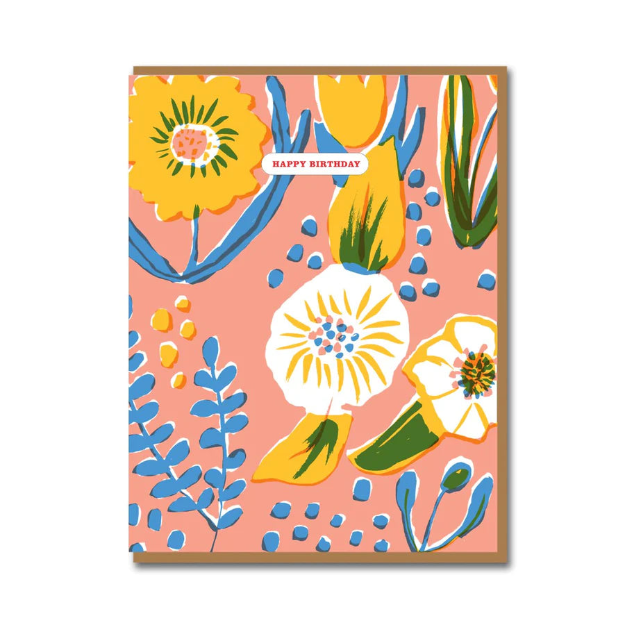 Floral Birthday Card