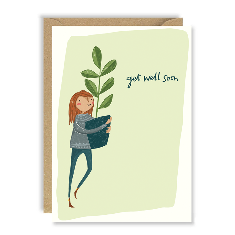 Plant Get Well Soon Card