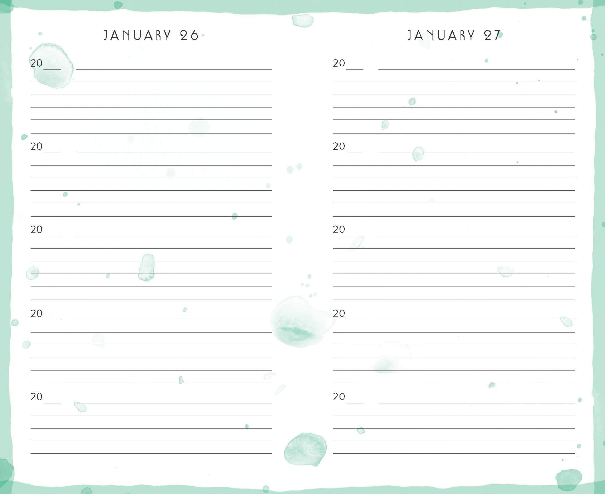 Rainbow One Line A Day Journal