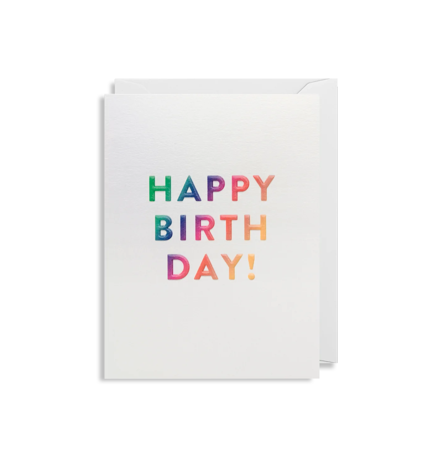 Rainbow Happy Birthday Mini Card