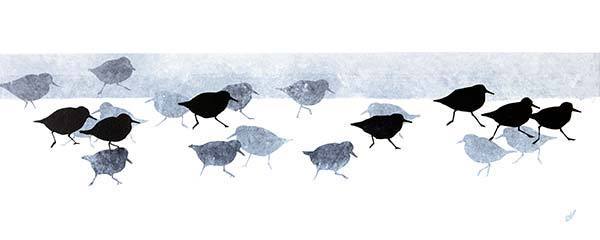 Sanderlings Art Print