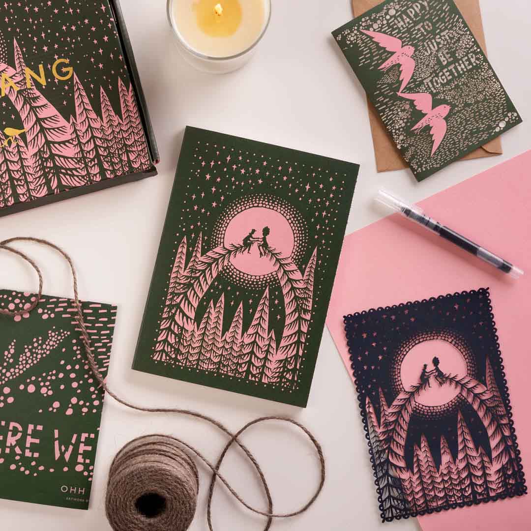 A5 Winter Romance Notepad