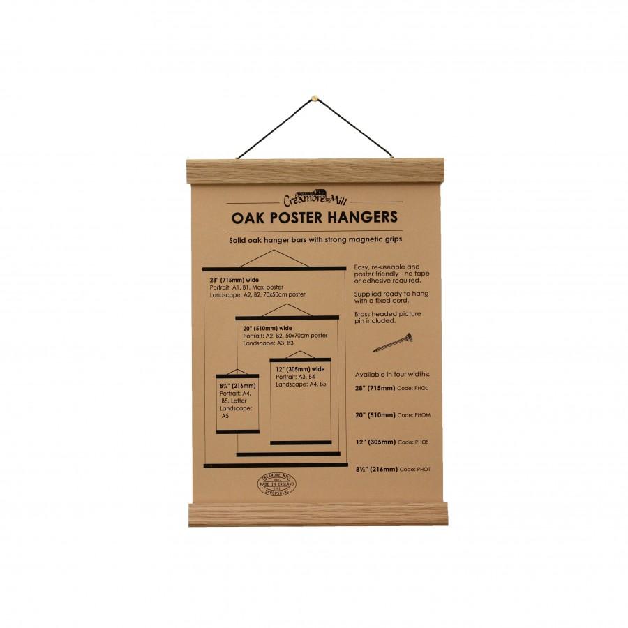 A4 Oak Poster Hanger