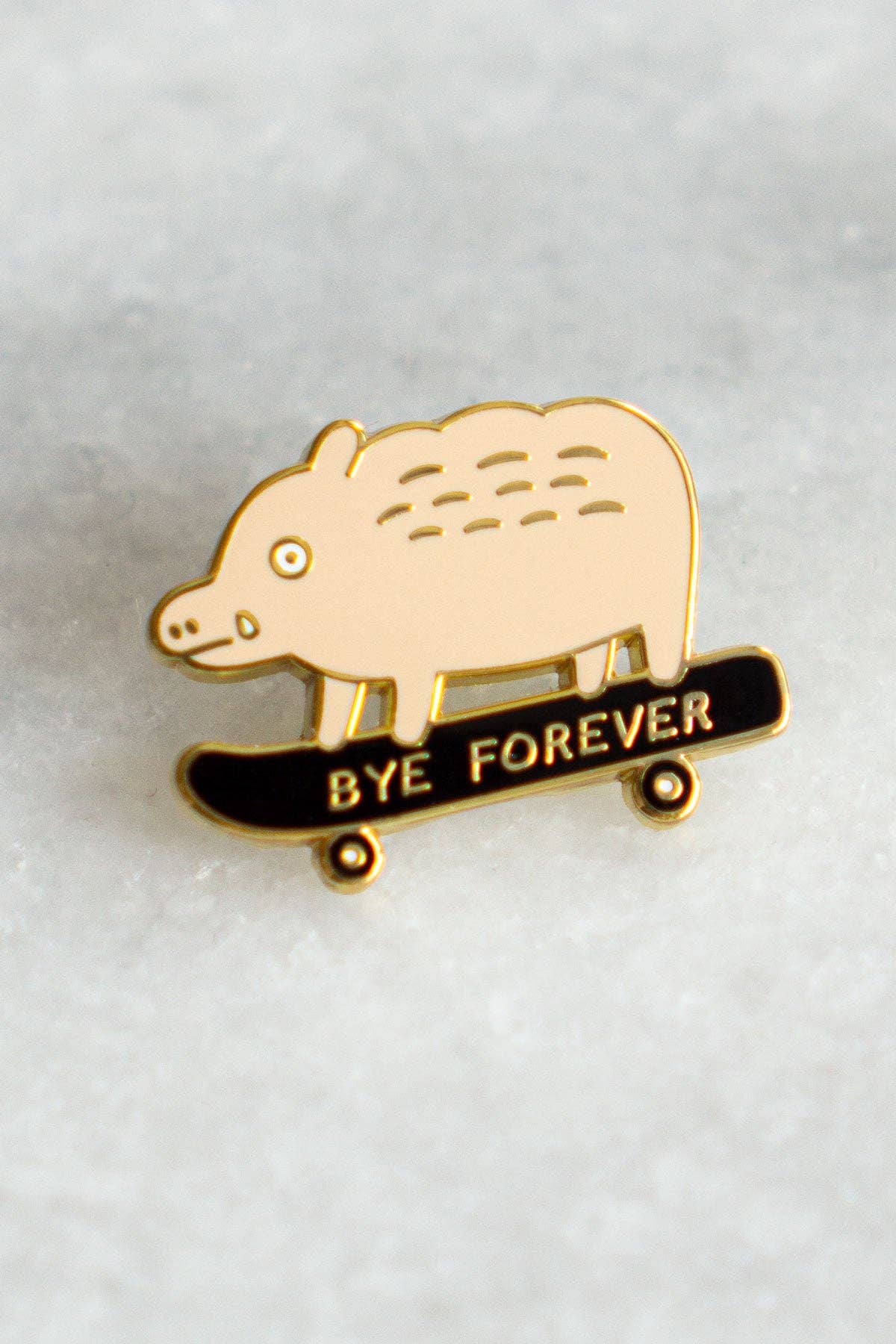 Bye Forever Enamel Pin