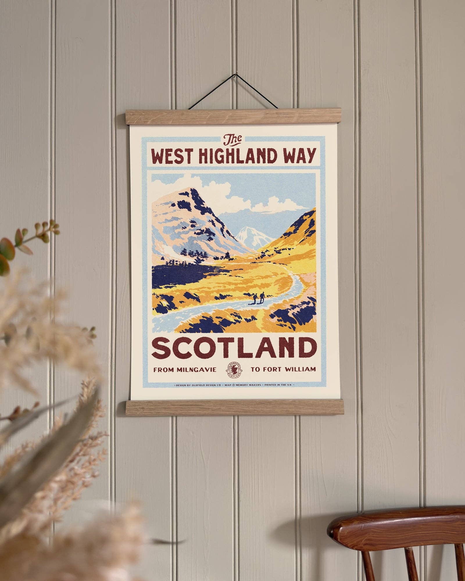 The West Highland Way A4 Print