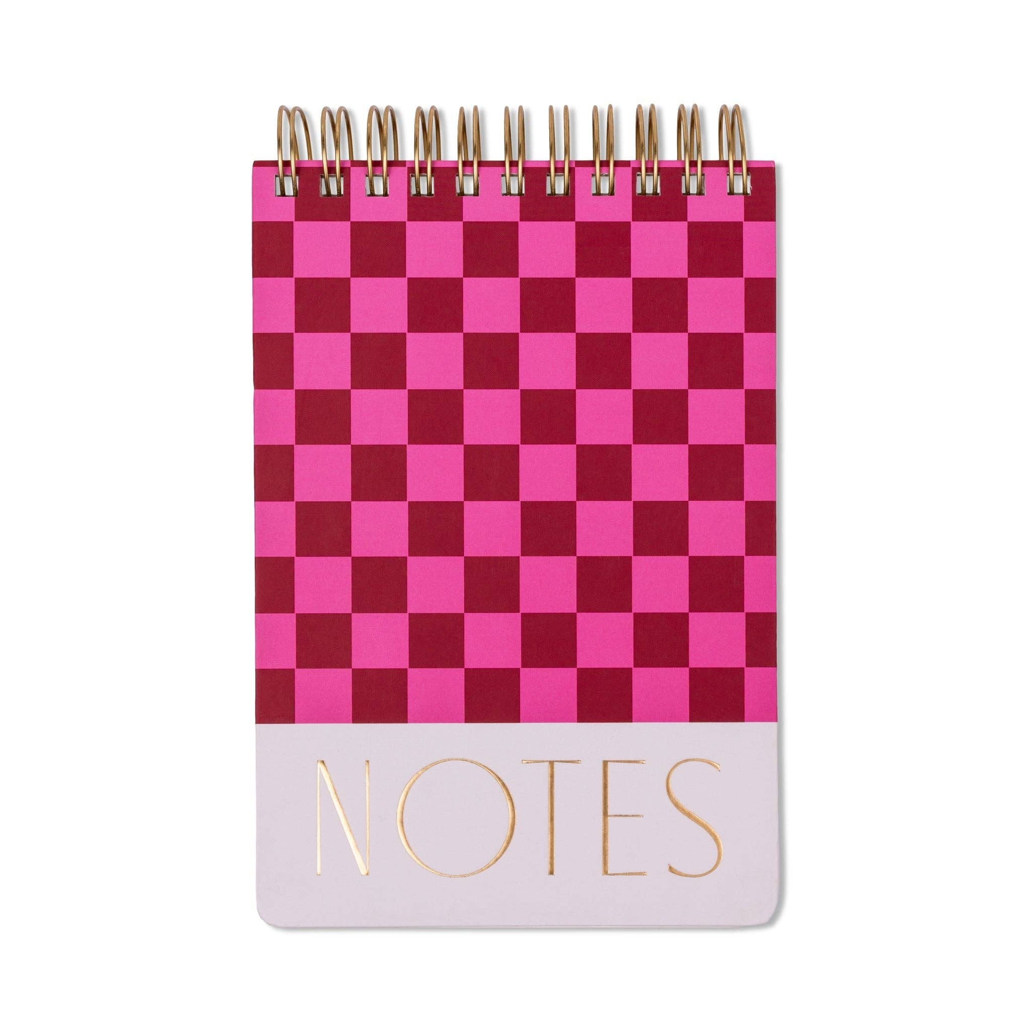 Large Chunky Notepad - Burgundy & Pink
