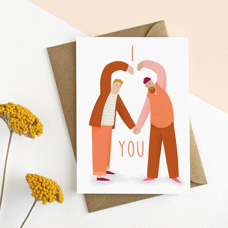Boys Love Heart Card