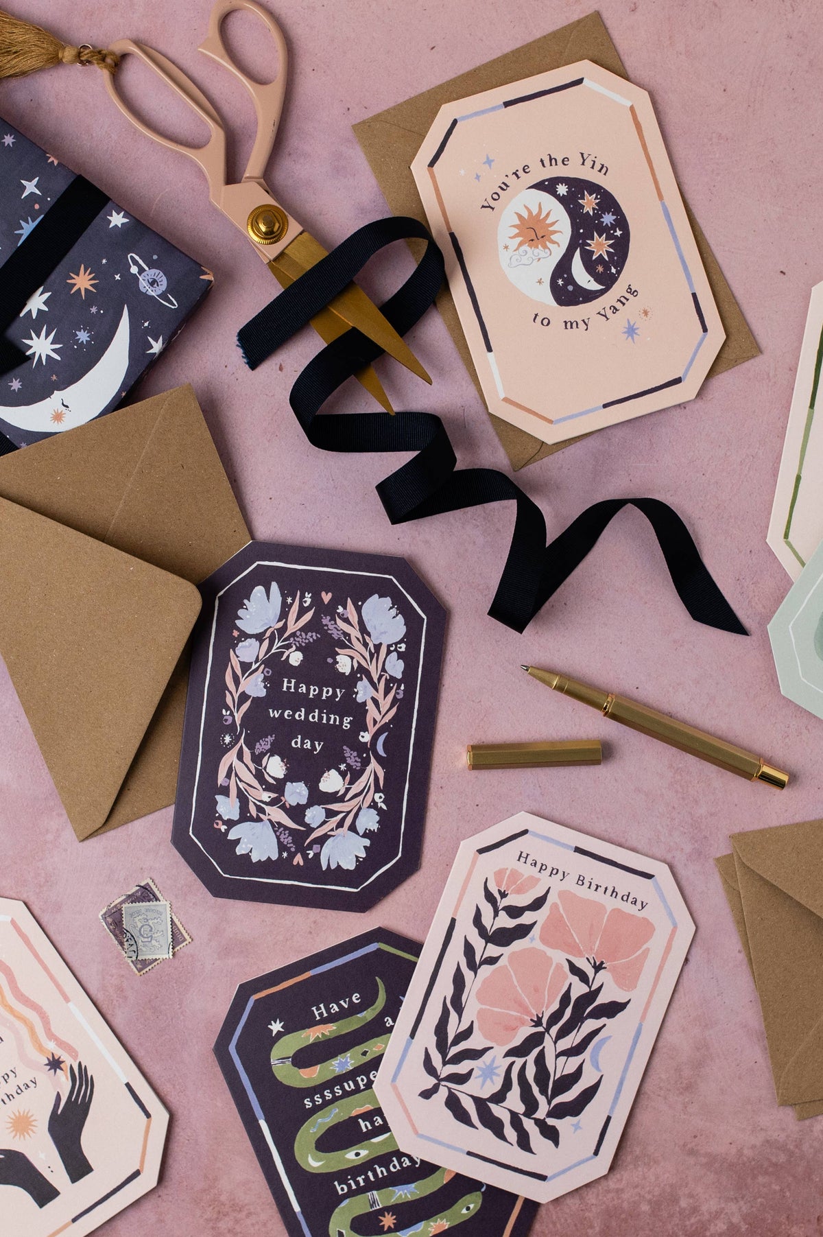 Floral Wedding Card