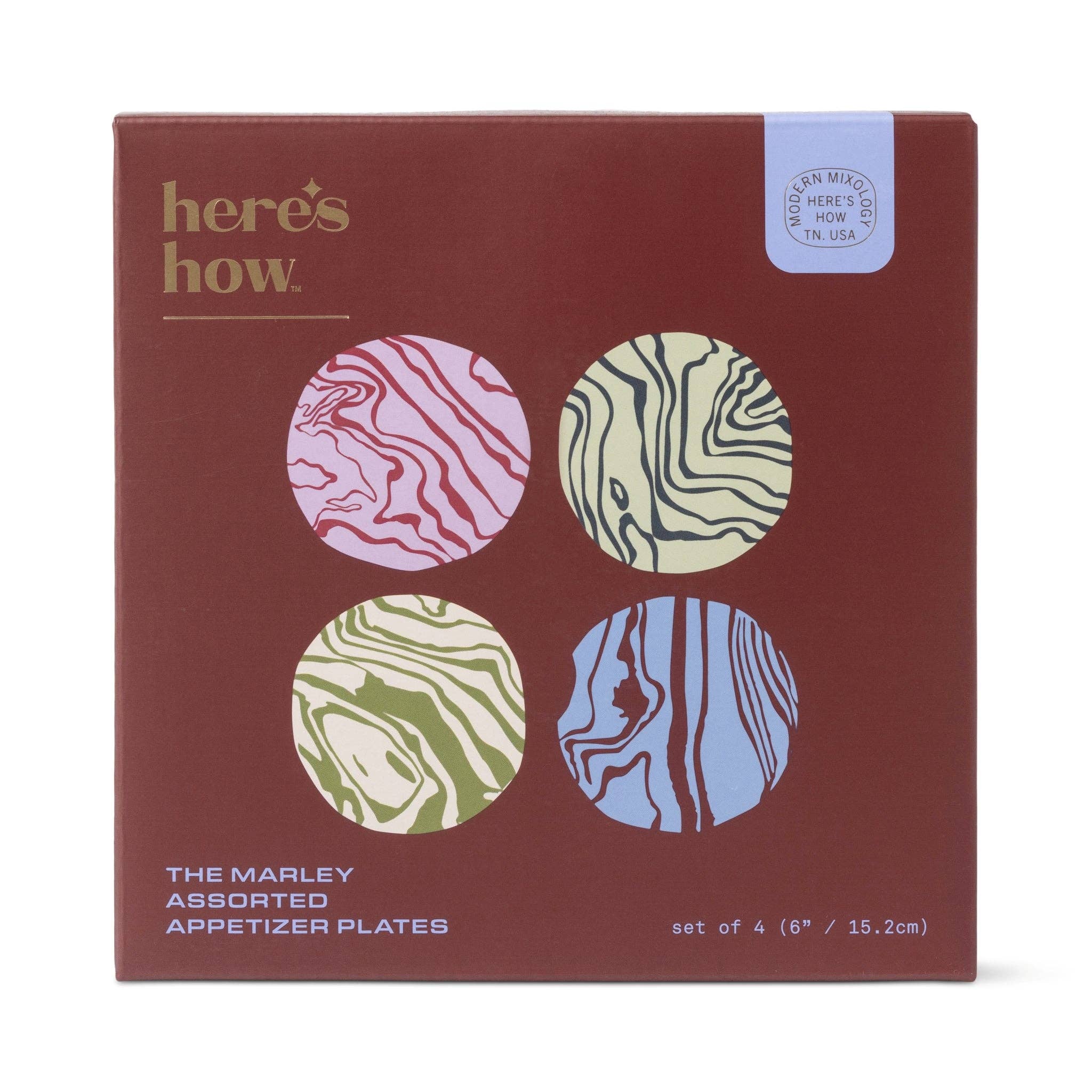 Appetizer Plates - Set of 4 - Contour